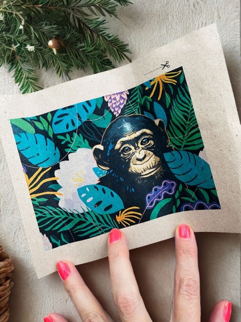 Innsiden av papiret har et bilde som kan klippes ut!